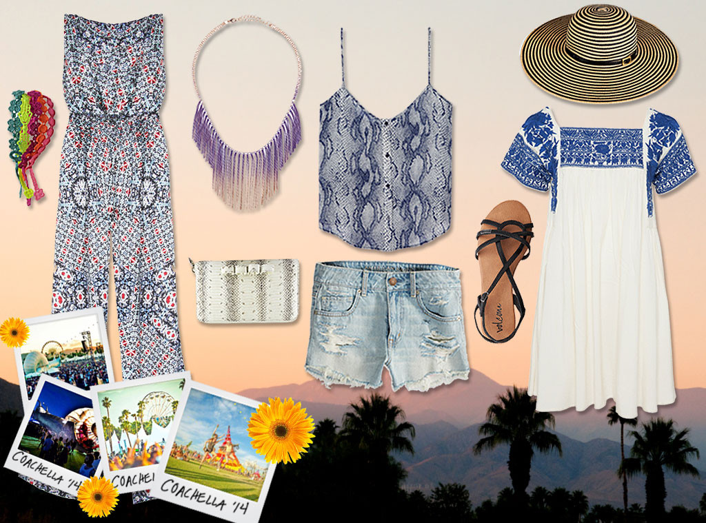 Coachella Fashion Collage Coachella Fashion Collage
